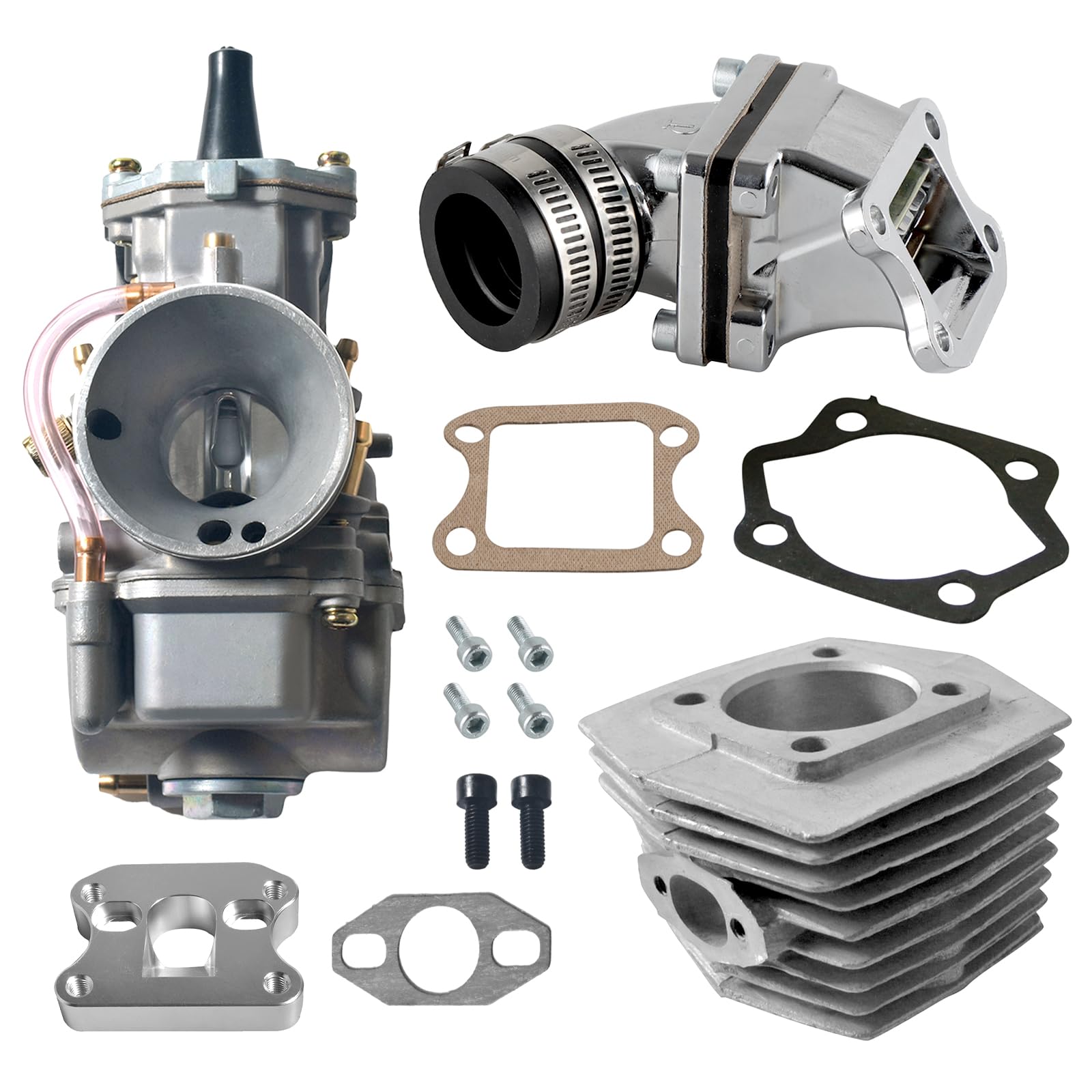 Dio reed valve cylinder Carburetor Kit For 48cc 66cc 80cc Gas Dio reed valve cylinder Carburetor Kit For 48cc 66cc 80cc Gas